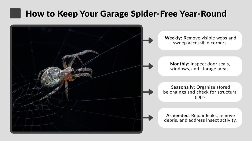 How to Keep Your Garage Spider-Free Year-Round