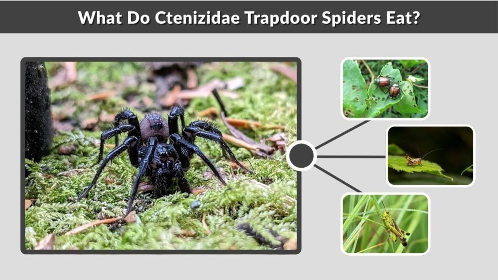 What Do Ctenizidae Trapdoor Spiders Eat?