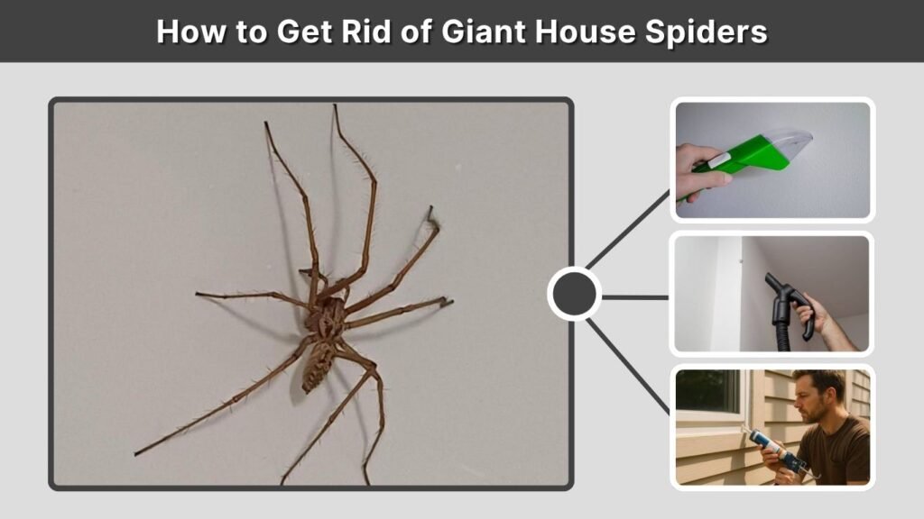 How to Get Rid of Giant House Spiders