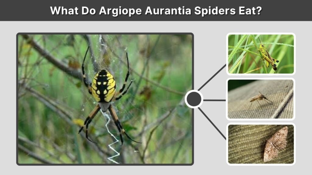 What Do Argiope Aurantia Spiders Eat?