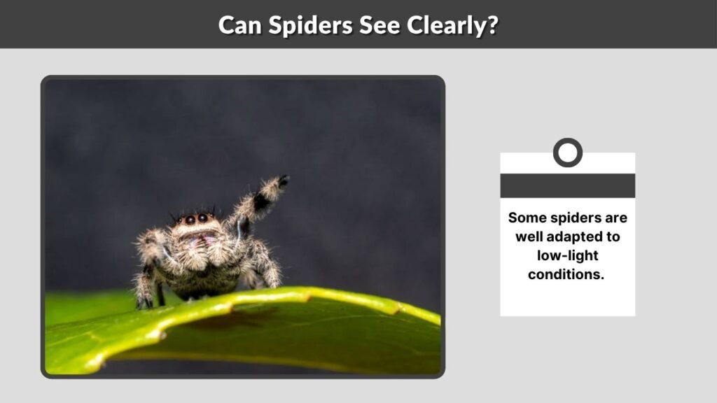 Can Spiders See Clearly?